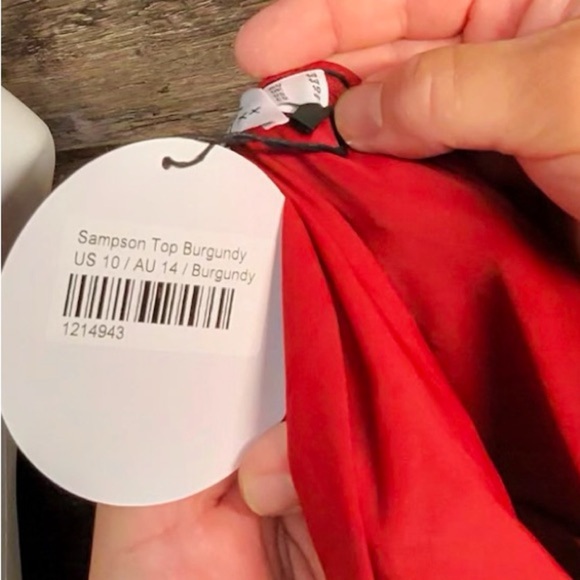 Princess Polly Red Wrap Tank Top - Picture 5 of 5